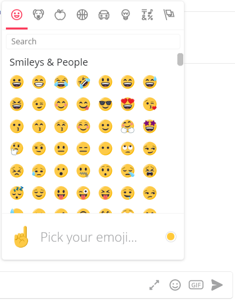 Emoji in Chat Support