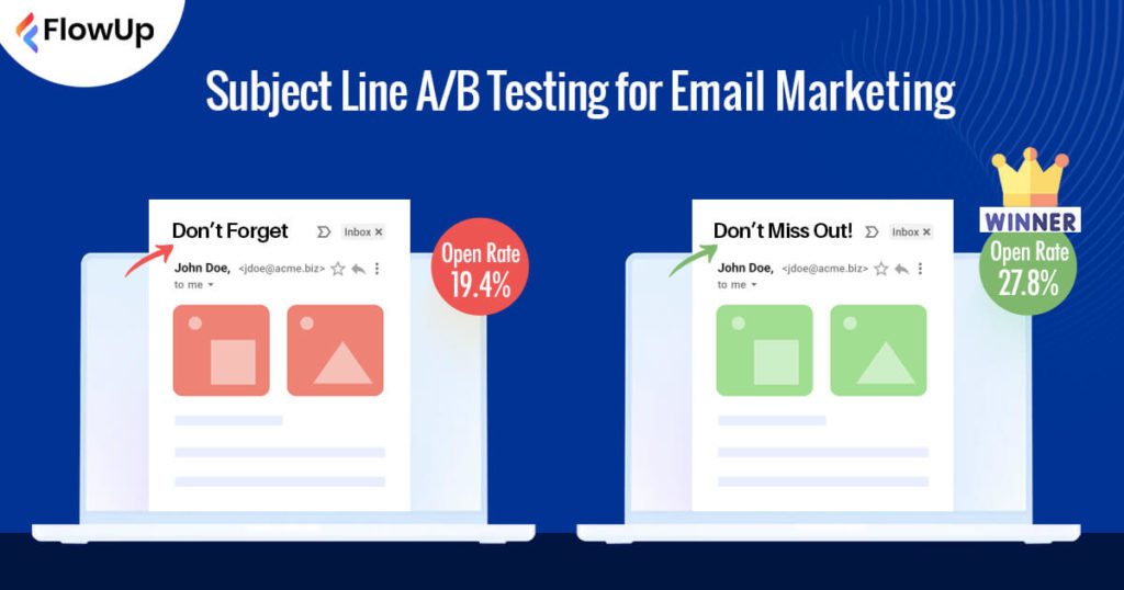 How To Write Creative Subject Lines For Email A/B Testing? - FlowUp