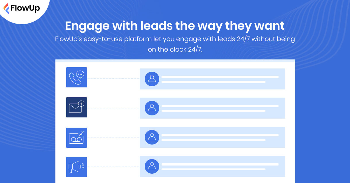 Omnichannel Lead Engagement Platform FlowUp